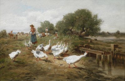 The Goose Girl by Antonio Montemezzo